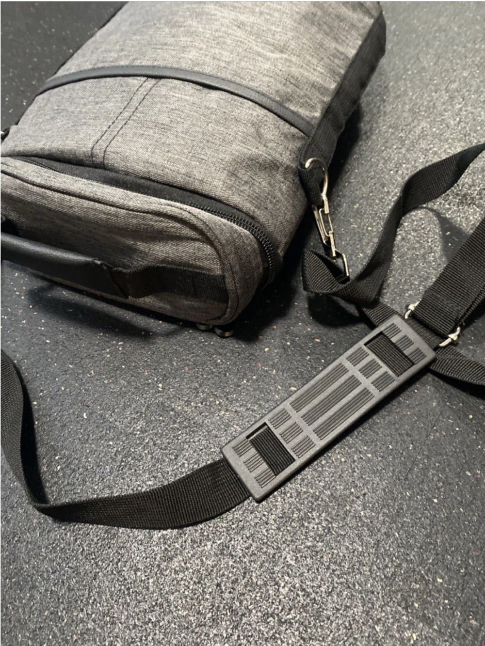 Insulated Lunch Bag, Leakproof Portable Box for Women Men Boys Black Gray NWOT